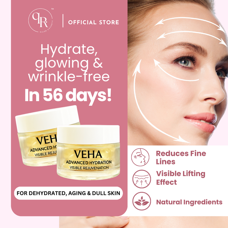 [qaleR Cosmetic] VALUE PACK | 56 Days VEHA (2 Units) – Hydrate, Repair & Reverse Aging with Vegan HA Essence + Apple Stem Cell!✨
