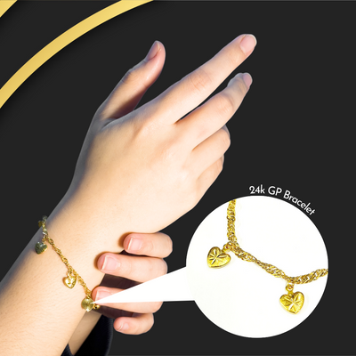 24K GP | Evera's Eternal Yellow Gold Bracelet