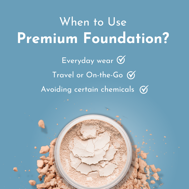 Premium Foundation (2g) + Vegan Face Brush (50% OFF)