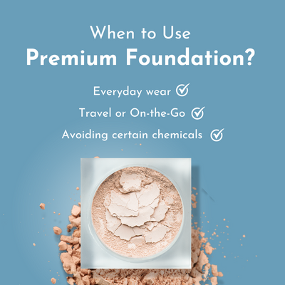 Premium Foundation (5g) + FREE Vegan Face Brush