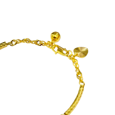 24K GP | Olivia's Timeless Yellow Gold Bracelet