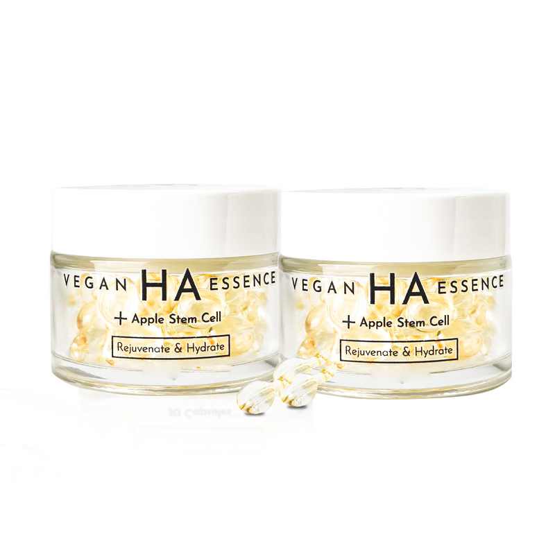 VALUE PACK 28 Days (2 Units) | Vegan HA Essence + Apple Stem Cell - Hydration, Repair, Anti-aging