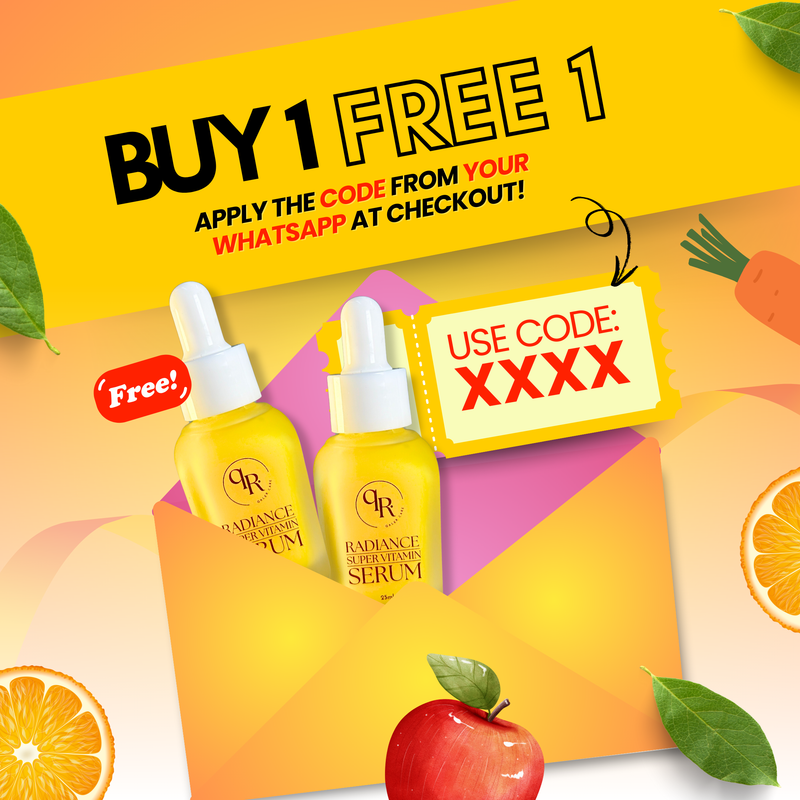 [qaleR Cosmetic] PAY 1 FOR 2 | Radiance Super Vitamin Serum – Boost Collagen, Renew Skin, and Glow Brighter!