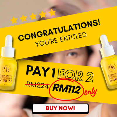 [qaleR Cosmetic] PAY 1 FOR 2 | Radiance Super Vitamin Serum – Boost Collagen, Renew Skin, and Glow Brighter!