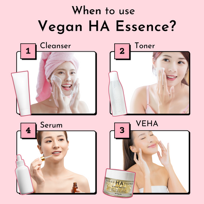 VALUE PACK 28 Days (2 Units) | Vegan HA Essence + Apple Stem Cell - Hydration, Repair, Anti-aging