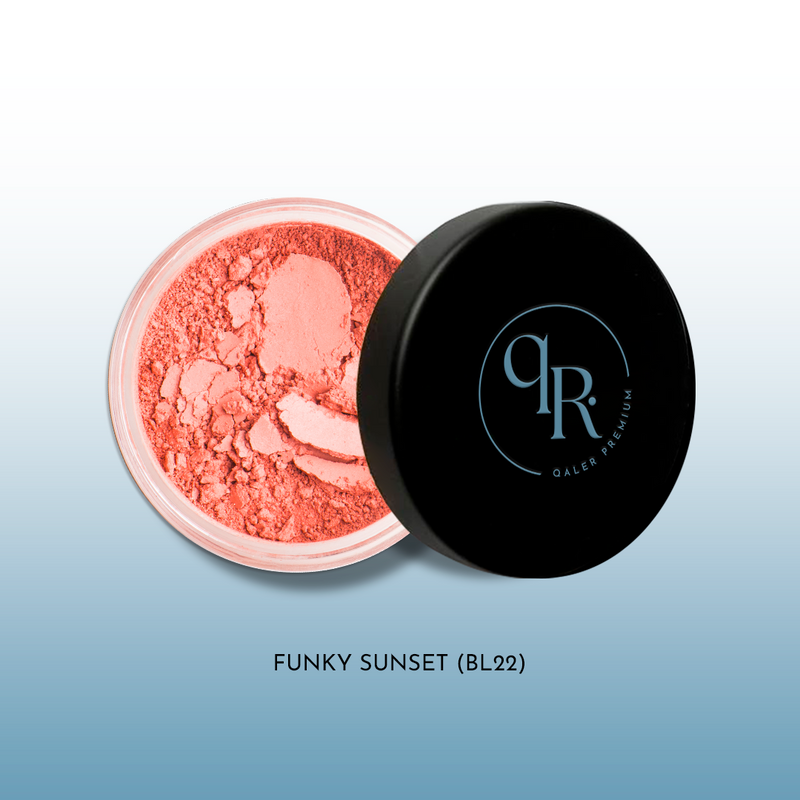 [qaleR Cosmetic] Premium Mineral Blusher – 100% Pure Mineral, Skin-Loving Minerals for a Natural Pinky Glow!✨