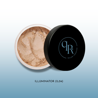 [qaleR Cosmetic] Premium Mineral Illuminator – 100% Pure Mineral, Effortless Highlight, Perfect for Sensitive Skin!✨