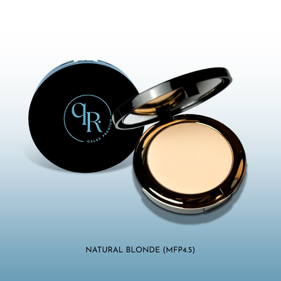 [qaleR Cosmetic] Pressed Mineral Foundation – Full coverage, Talc-free, Best for Sensitive Skin